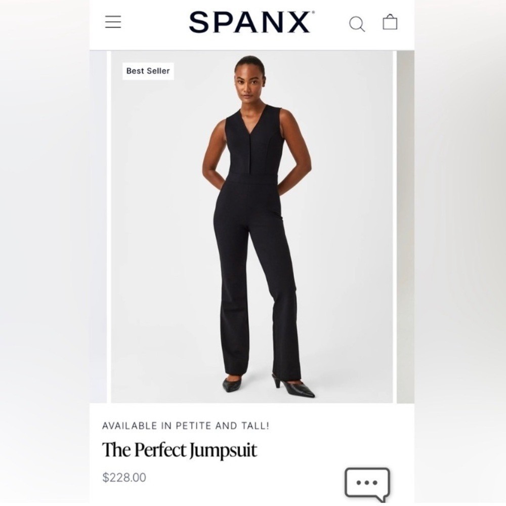 SPANX‎ The Perfect Jumpsuit Black Size Small